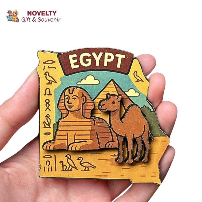 MELAYANI FAKTUR PAJAK Souvenir magnet kulkas Egypt oleh oleh negara Mesir
