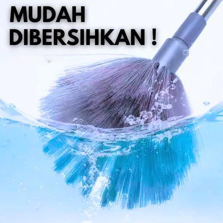 Sapu Sawang Plafon Sarang Laba Atap Langit Langit Rumah Panjang Retractable 2.3M/Alat Pembersih Atap