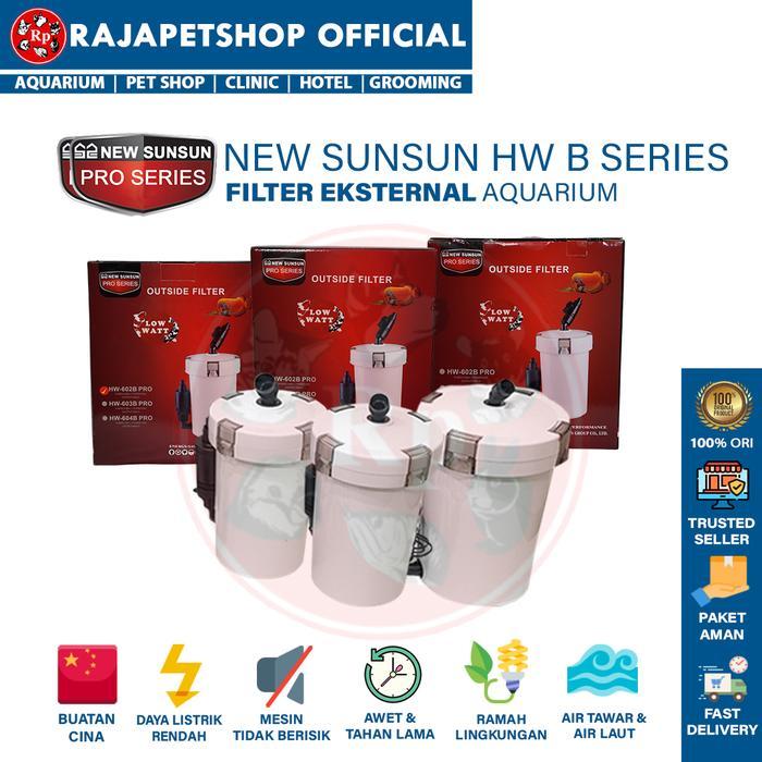 (EXTERNAL FILTER) NEW SUNSUN HW-B SERIES 602B/603B/604B CANISTER AQUARIUM AQUASCAPE