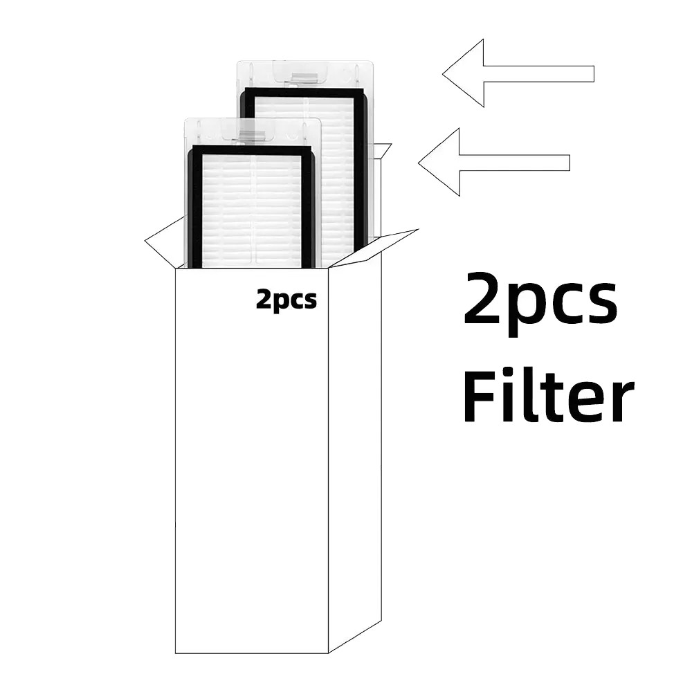 Accessories For Dreame Bot L10 Prime / L10s Pro / L10 Pro Accessories Main Side Brush Hepa Filter