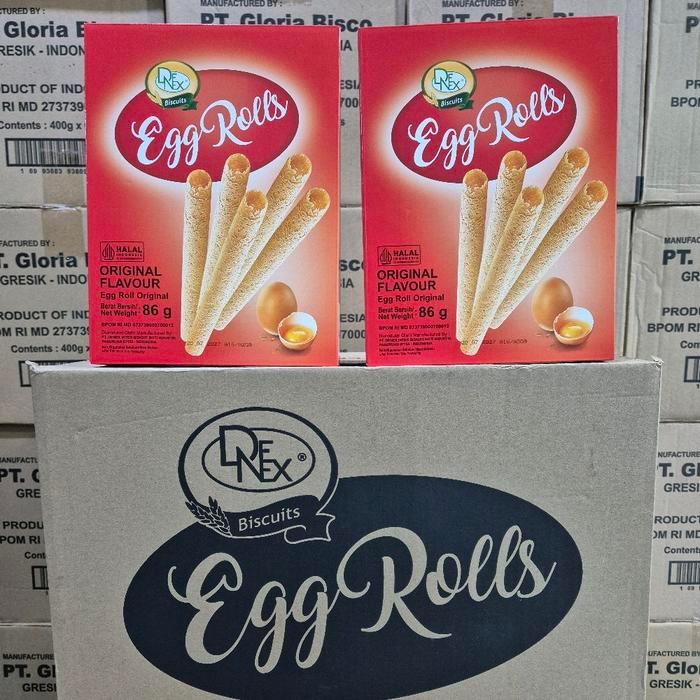 Denex Egg Roll biskuit snack