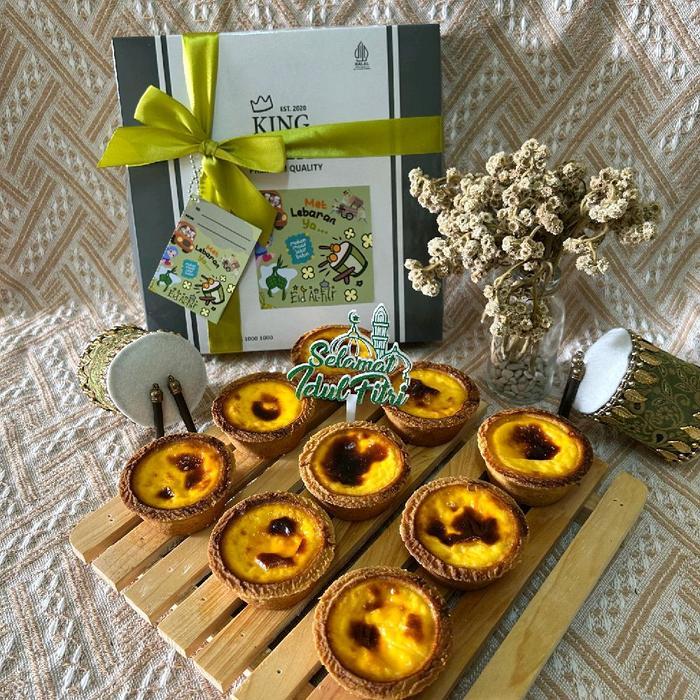 king egg tart idul fitri hampers original isi 9