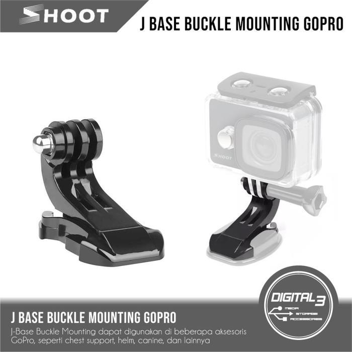 J Base Buckle / Base Mounting GoPro / J base Mounting GoPro