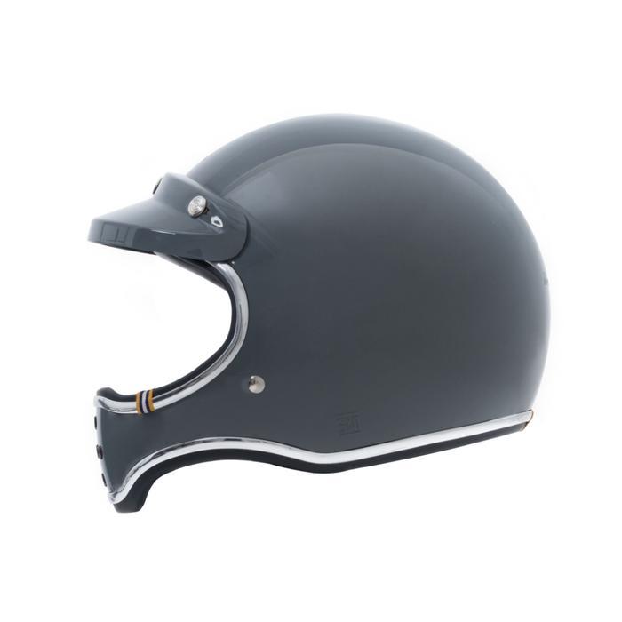 Howard Smith Bobber Retro Helm Full Face - Ghost
