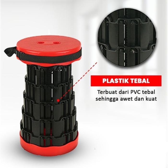 Kursi Lipat Portable Teleskopik Kursi Kemah