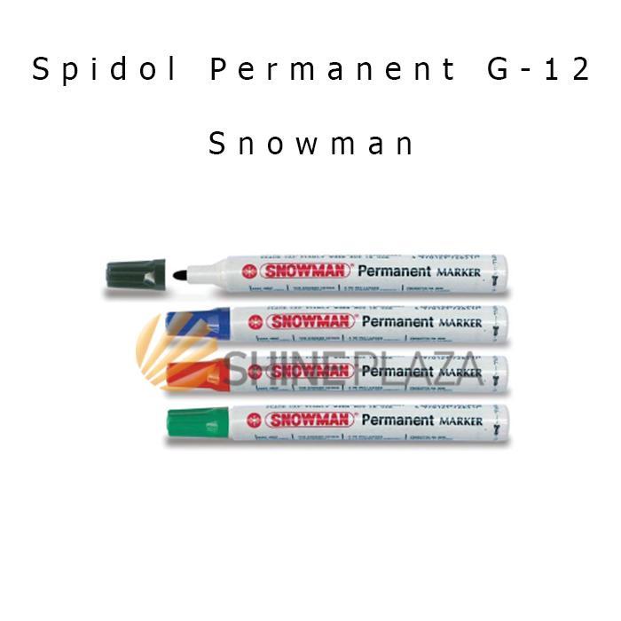 [] Spidol Permanent Snowman G-12 - Snowman Permanen Marker G12