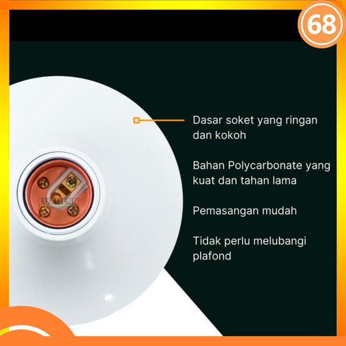 "New" Fitting Plafon E27 Kerucut Mikawa