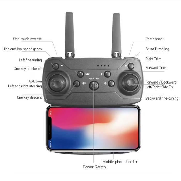 Drone E88 Pro /E99 Pro Drone Anti Tabrak Drone Mini Dengan Kamera Hd Drone Smart Drone E88 Pro