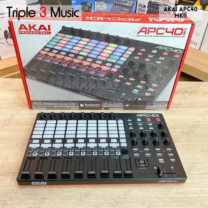 Akai APC40 MKII Pad Midi Controller resolume VJ LIGHTING controller