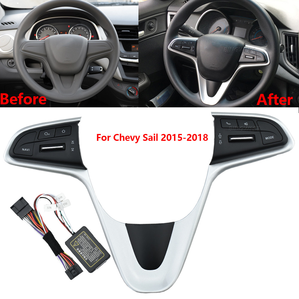 Multifunction For Chevrolet Sail 2015 - 2018 FOR Corworth Hubs Steering Wheel Button Switch Volume B