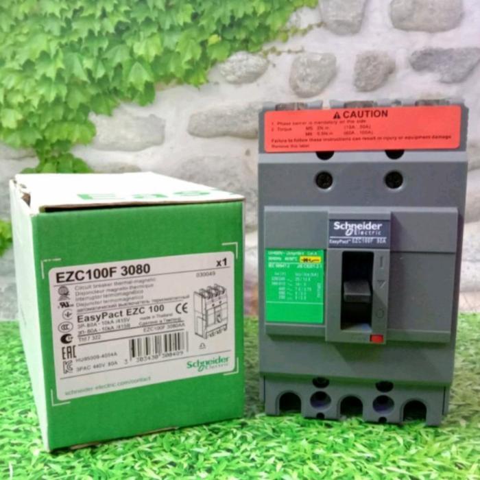 Mccb 80A 3P Schneider//Mccb Ezc 100F 80A 60A Schneider