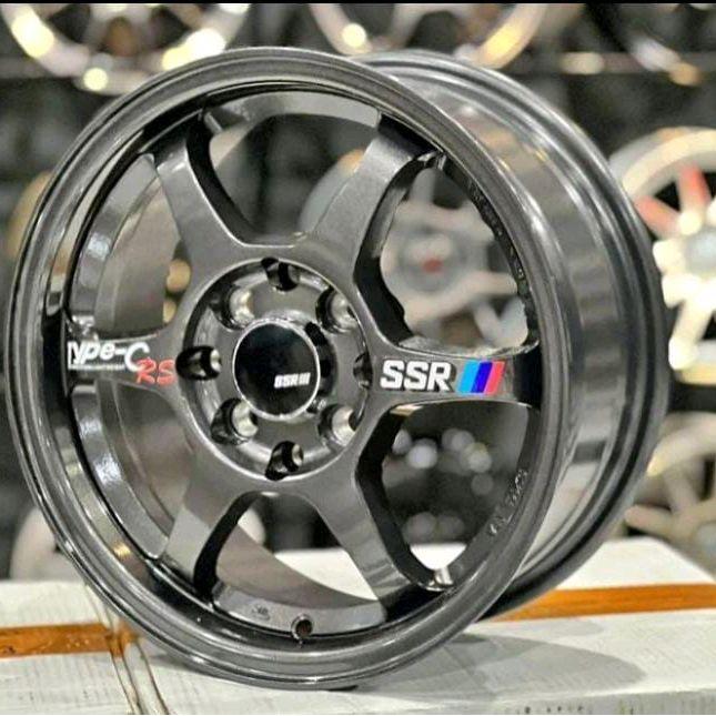 velg racing SSR type C Ring 14 pcd 4x100/114 velg mobil brio agya ayla  20 orang suka   Rating Toko 