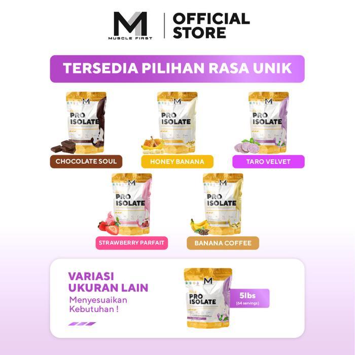 MUSCLE FIRST PRO ISOLATE 2LBS & 5LBS WHEY PROTEIN ISOLATE DIET WHEY