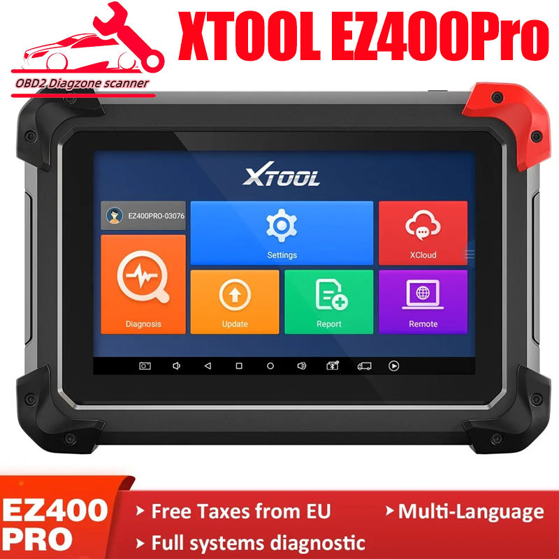 100% original XTOOL EZ400 PRO Auto Diagnostic Tool OBD2 OBDII Scanner Diagnostic-Tool EZ400Pro Free 