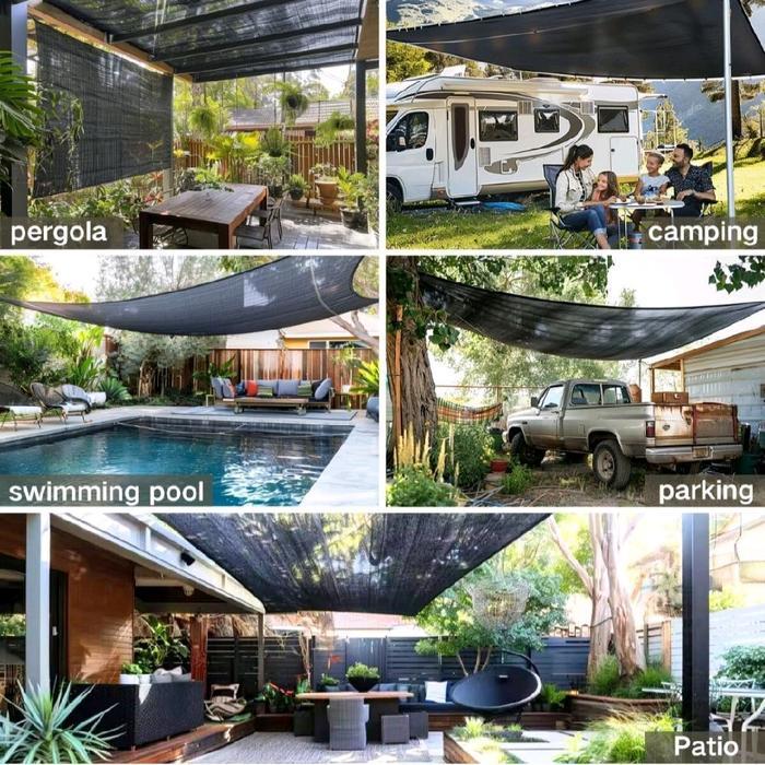 "New" Paranet Jaring HDPE 90% Kualitas Premium Lebar 3 Meter Anti Sinar Matahari Tahan Lama Cocok