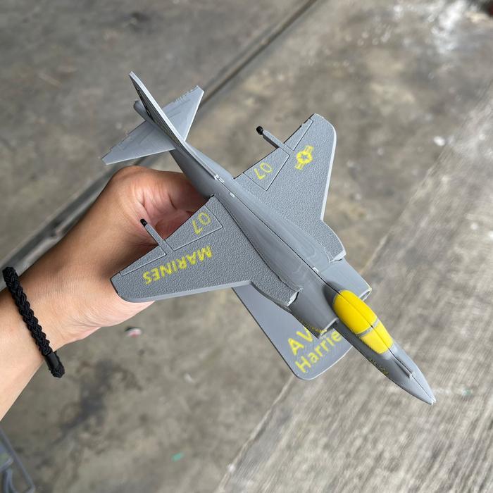 KIT CARD MILITARY AIRCRAFT AV-8B HARRIER II MODEL MINIATUR PESAWAT RAKIT REALISTIS