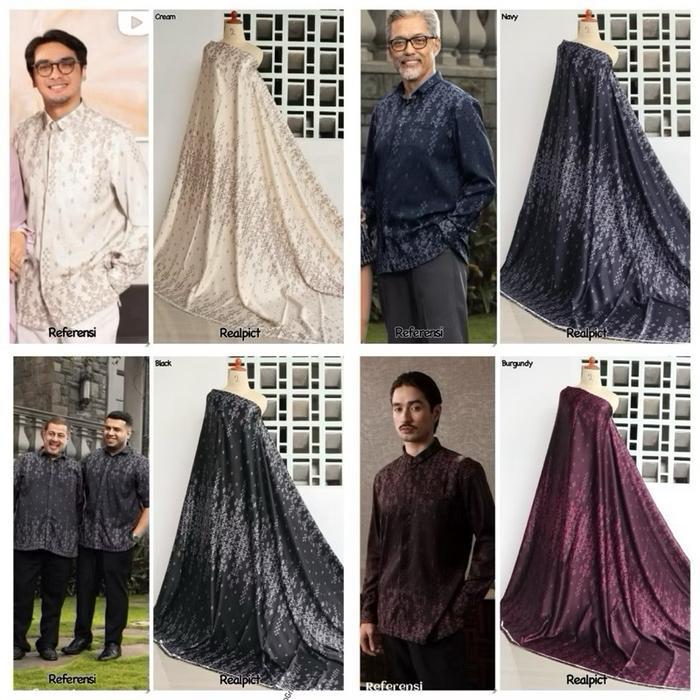 KAIN SILK AKSARA Kain sarimbit Kain meteran Kain Silk