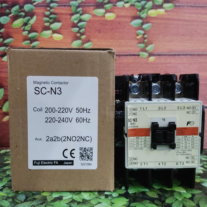 Unik Magnetic Kontaktor Fuji Scn3 Sc-N3 Fuji Sc-N3 Scn3 Berkualitas