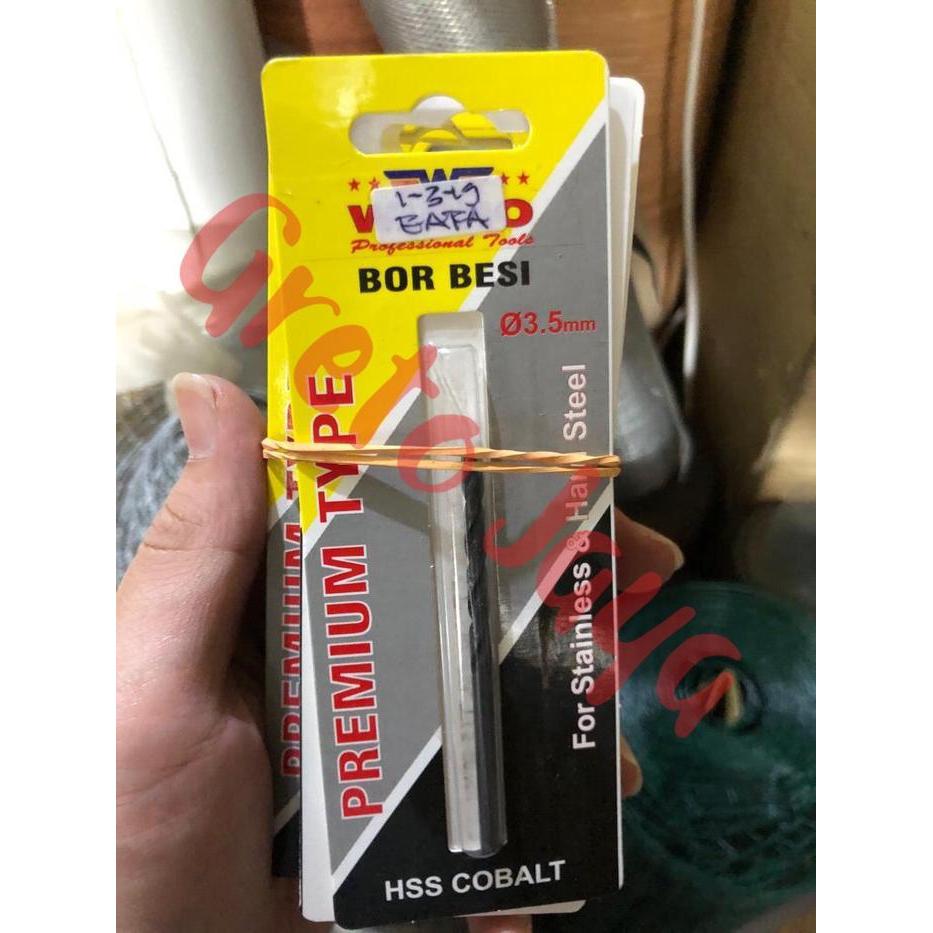 (3.5mm) Matabor Mata Bor Besi Stainless Stenliss Steel Cobalt 3.5 mm