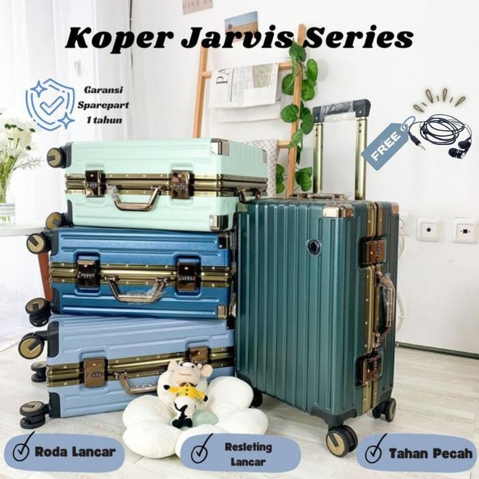 Koper Cabin Bagasi Travel Luggage Aluminium Frame Tsa Lock 20 24 Inch