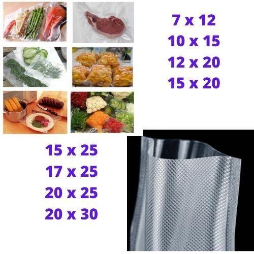 [100-Lbr] 20X30 Plastik Vakum Makanan Embos / Plastik Vacum