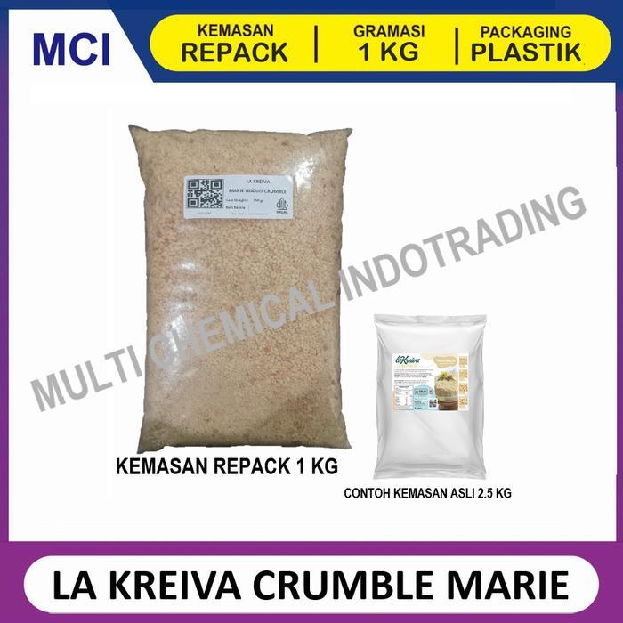 LA KREIVA MARIE BISCUIT BISKUIT CRUMBLE FINE TOPPING REPACK 1 KG