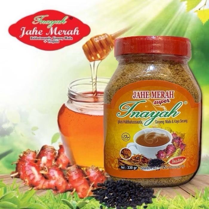"New" Jahe Merah Inayah Jahe Toples Asli 330gr