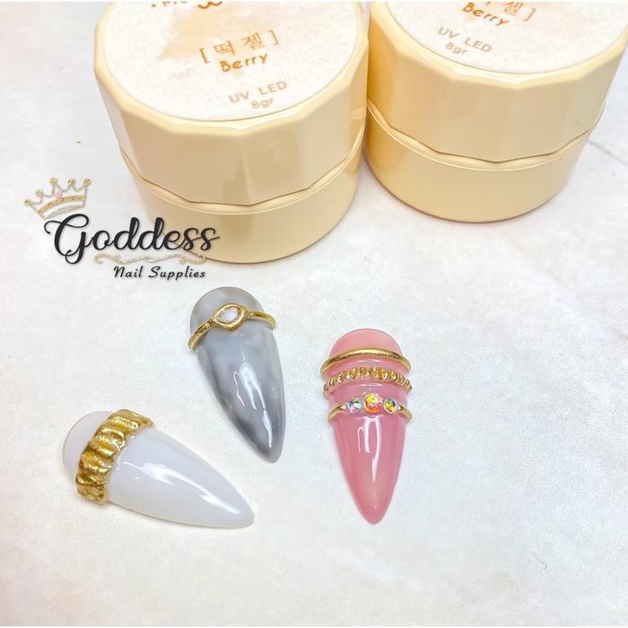BERRY MOCHI GEL 8GR CARVING GEL 4D GEL SCULPTURE NAILART