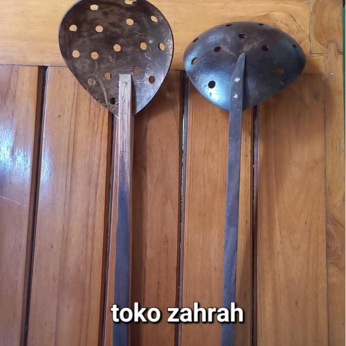 Irus Batok Kelapa Lubang Gagang Kayu Sono Keling Co