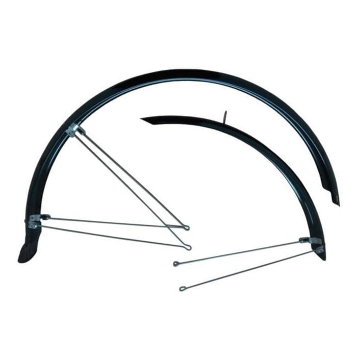 slebor spakbor fender sepeda polygon hybrid Black