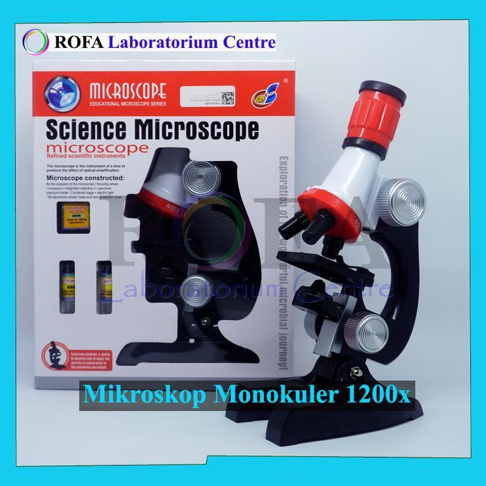 JTTOP" MIKROSKOP MONOKULER / MIKROSKOP SISWA / MIKROSKOP MINI 100 - 1200X