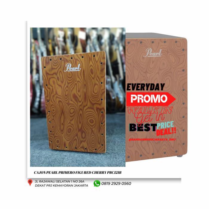 Best Seller Cajon Pearl Primero Figured Cherry Pbc121B, Bmj Original