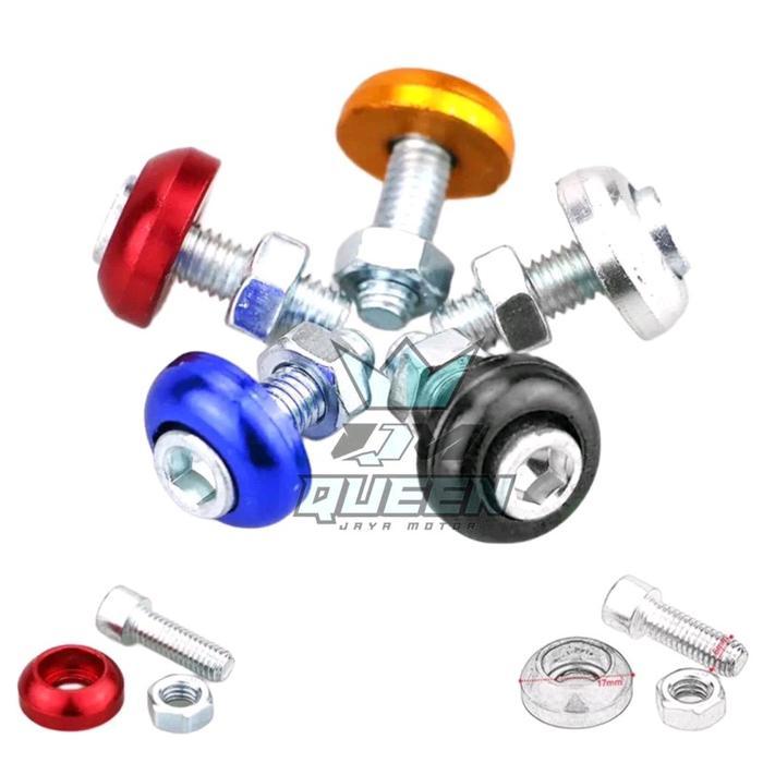 Monel + Baut L 6mm Baut Posh Variasi L 6mm atau Baut 10 universal baut body model monel payung warna
