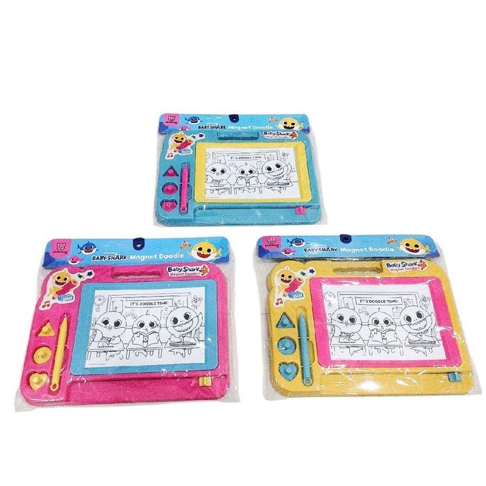 Cocomelon Toys - 1163 Mainan Papan Tulis Magnet Kereta Mainan Papan Tulis Anak Anak Mainan Magic