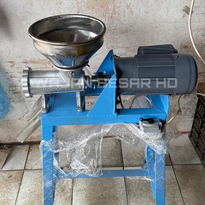 Mesin Gilingan Daging Manual Stainless Kacang Pelet Ukuran 32