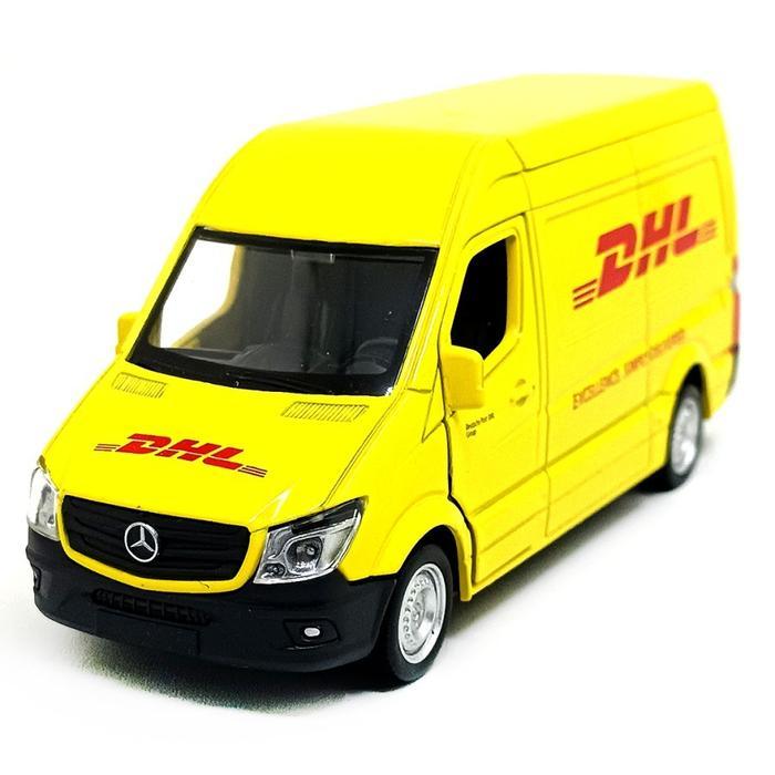 RMZ CITY DHL VAN MERCEDES BENZ SPRINTER MAINAN DIECAST MOBIL MOBILAN IGNITION MODEL DIECAST