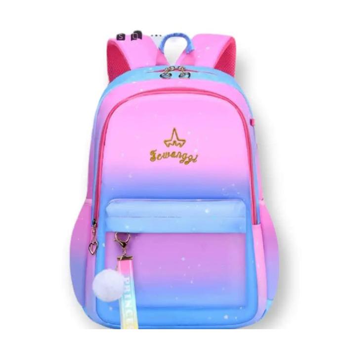 Tas Ransel rainbow Anak Perempuan/Tas Ransel Import/Tas Warna Pelangi