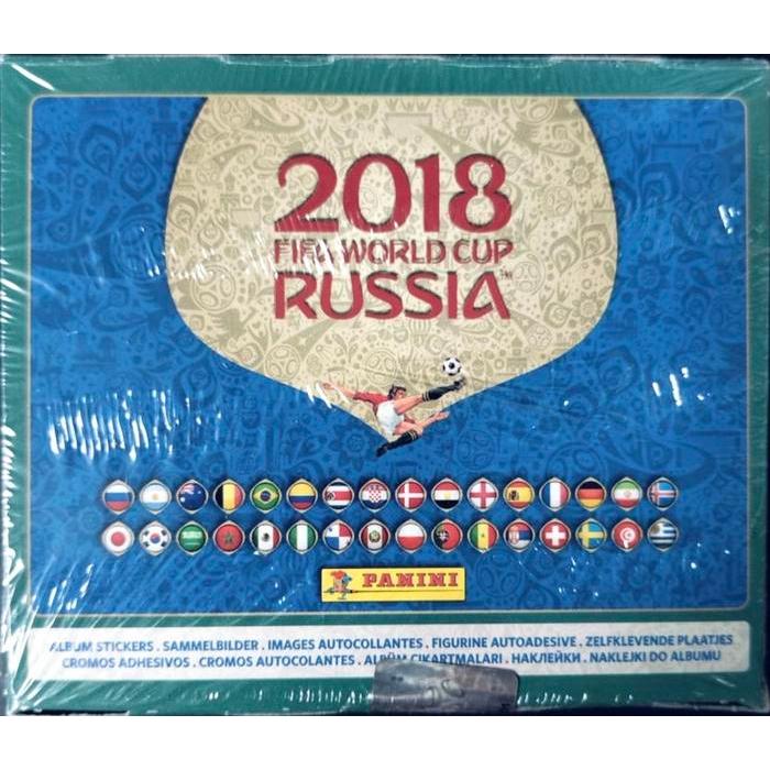 Panini 2018 FIFA World Cup Russia Official Sticker Collection Box (104 Packets)