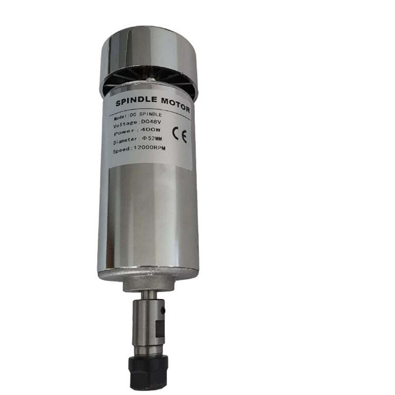 48V 200w/300w/400w/500w Spindle Engraving Machine Spindle Motor Air-cooling Spindle DC Motor CNC