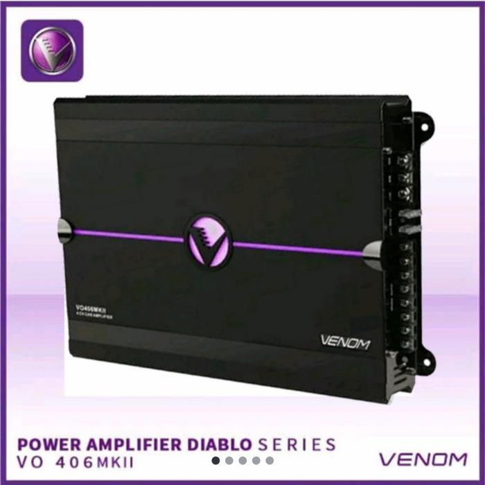 Power Amplifier Mobil/power 4 Chanel Venom Diablo VO 406 MKll