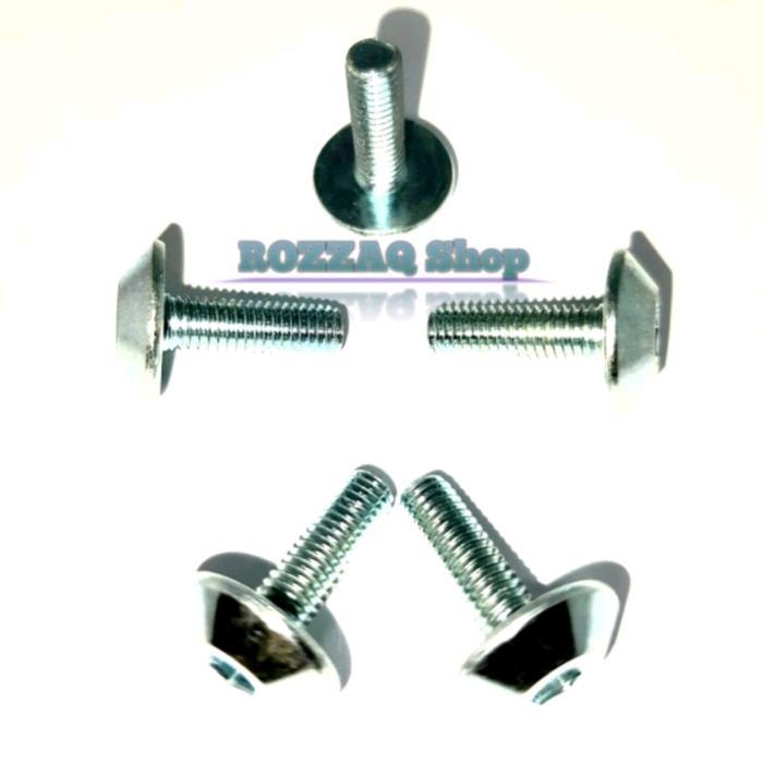 "New" 30 PCS BAUT YAMAHA XRIDE BAUT BODY YAMAHA XRIDE BAUT MOTOR XRIDE 5X14 Logam