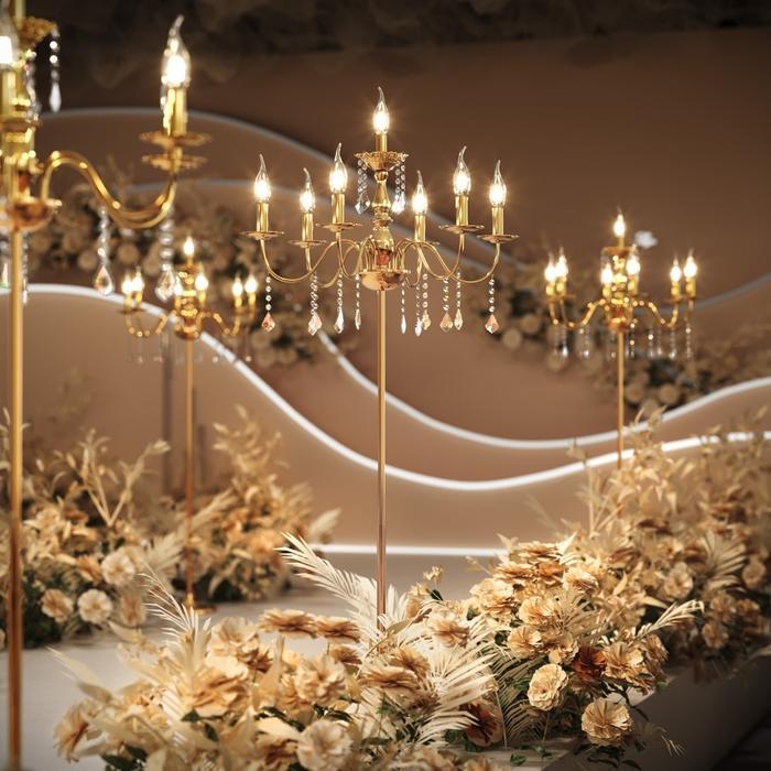 Cod - E.Home Lampu Dekorasi Premium Untuk Pernikahan Dan Ruangan Lampu Dekorasi Pernikahan Kristal