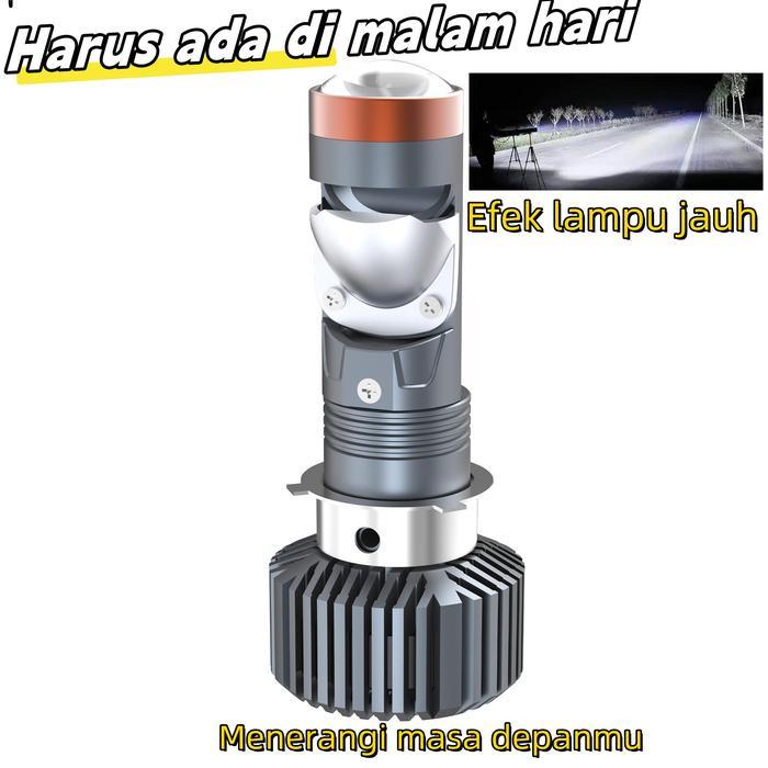 Mt-Star - Mt06 H6 H4 S2 Universal Biled Projector Lampu Utama Depan Motor