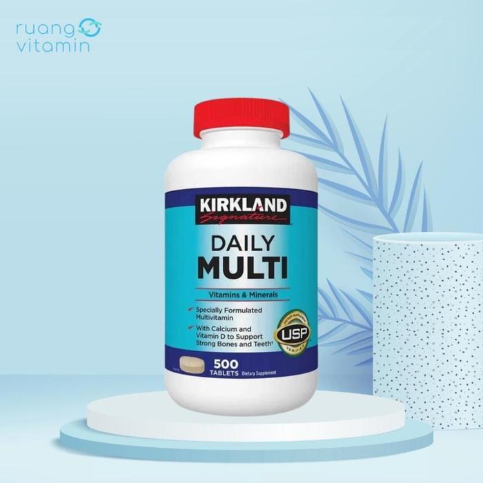 Kirkland Daily Multi Vitamin & Minerals (500 Tablets) Multivitamin Gercep