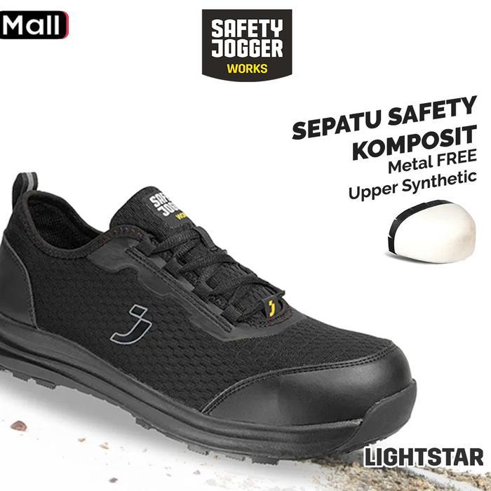 Sepatu Safety Jogger Works Lightstar S1PS Sepatu Safety Ringan Composite Toecap Metal Free