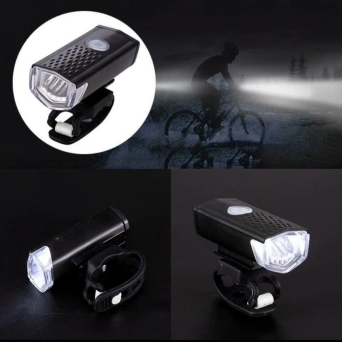 Lampu Sepeda Depan Led Usb Charge Rpl-2255 - Senter Sepeda