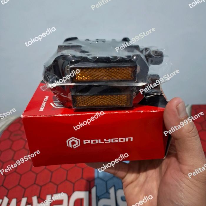 Polygon Pedal Sepeda Mtb Alloy Original