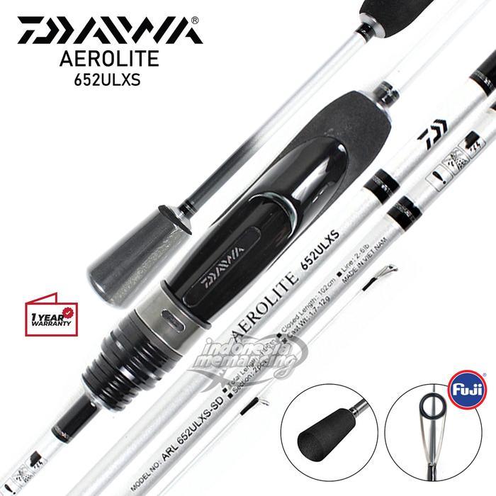 Joran UL DAIWA AEROLITE 652ULXS Ultra Light UL Spinning Resmi