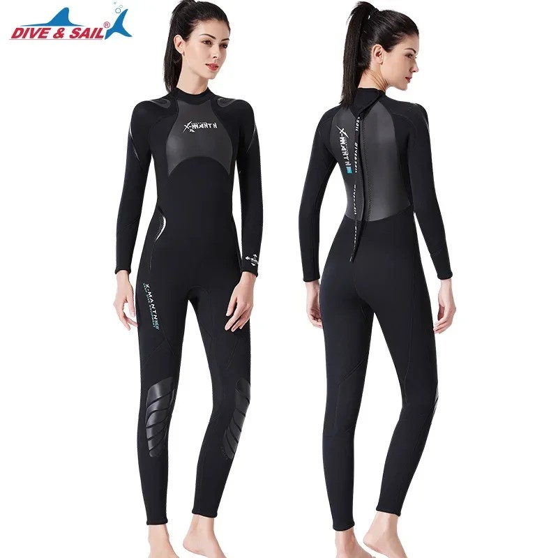 1.5Mm Mens Triathlon Wetsuit Neoprene Long Sleevele One Piece Wetsuit Ultra Elastic Open Water