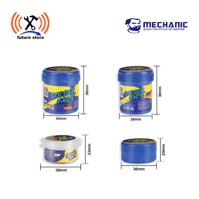 Mechanic XGS 158C timah cair - pasta solder - timah pasta for CPU Ori